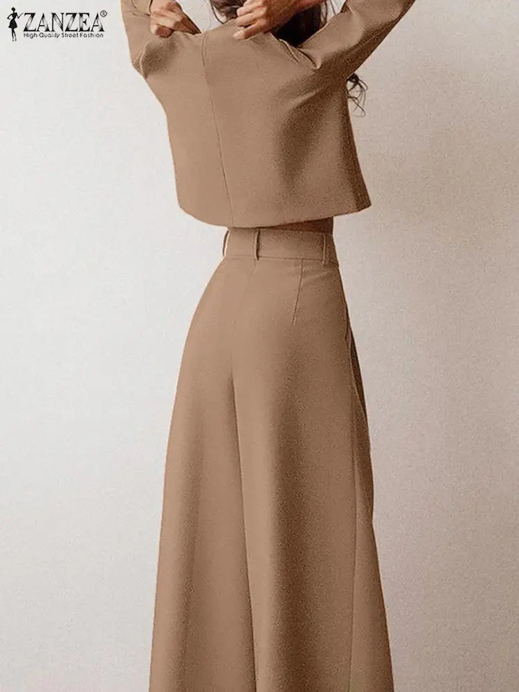 ZANZEA Conjunt d'Estiu | Pantalons + Samarreta de Teixit de Llinyola