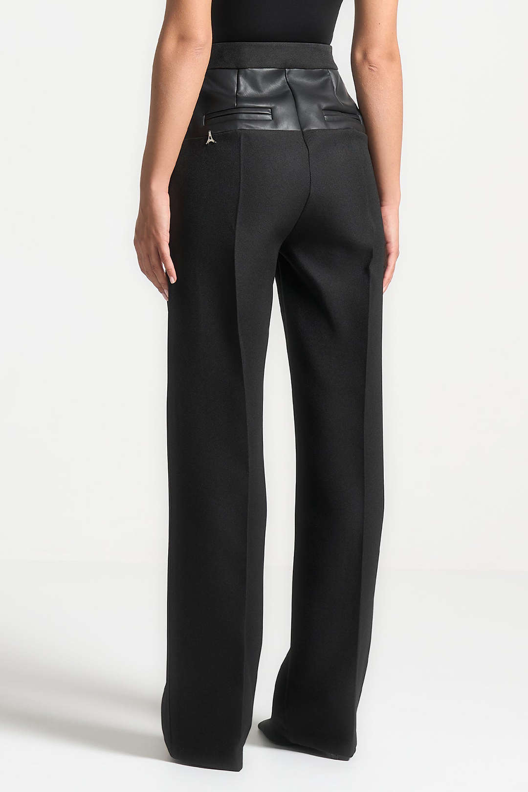 Patchwork | Pantalons de cuir sintètic modern amb detalls