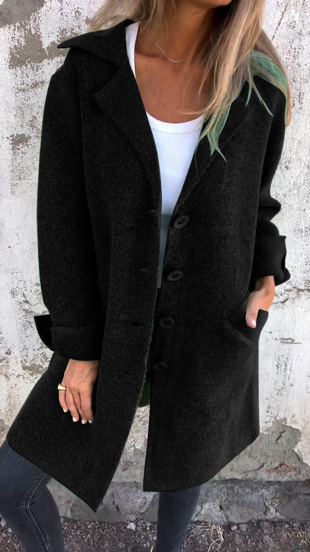 Ivanka | Abric llarg amb manigues en estil casual