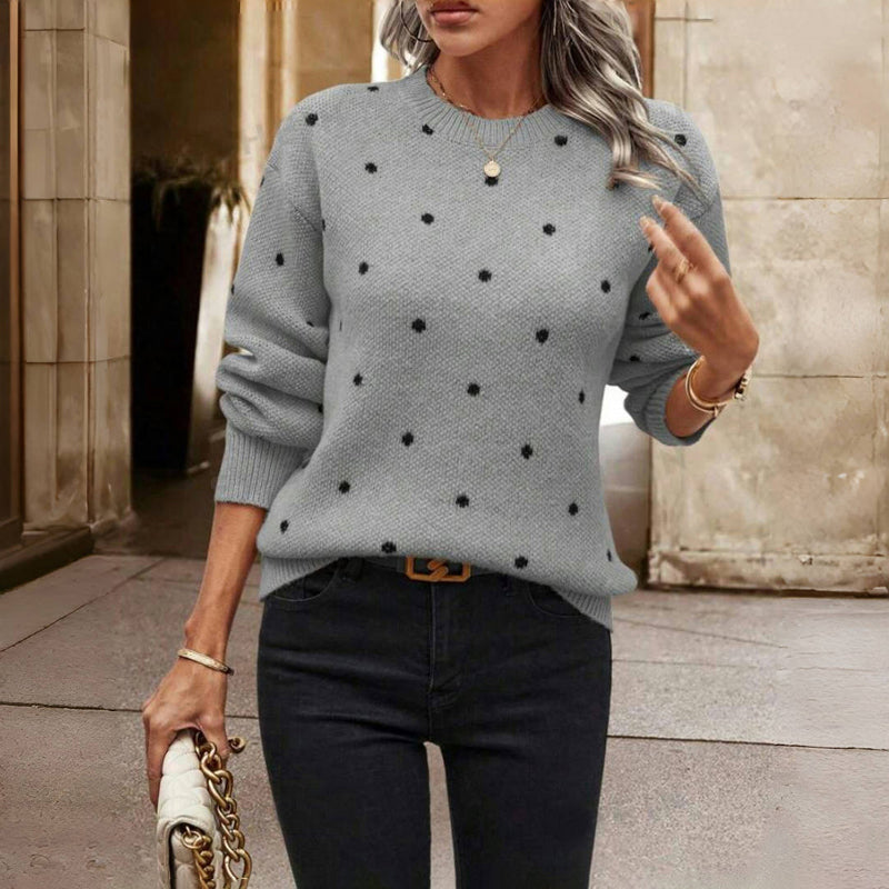 Clara | Suèter de punt estilós amb un modern patró de punts