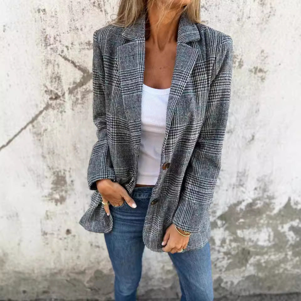 Juliette | Blazer elegant per a dones amb patró clàssic de gallet