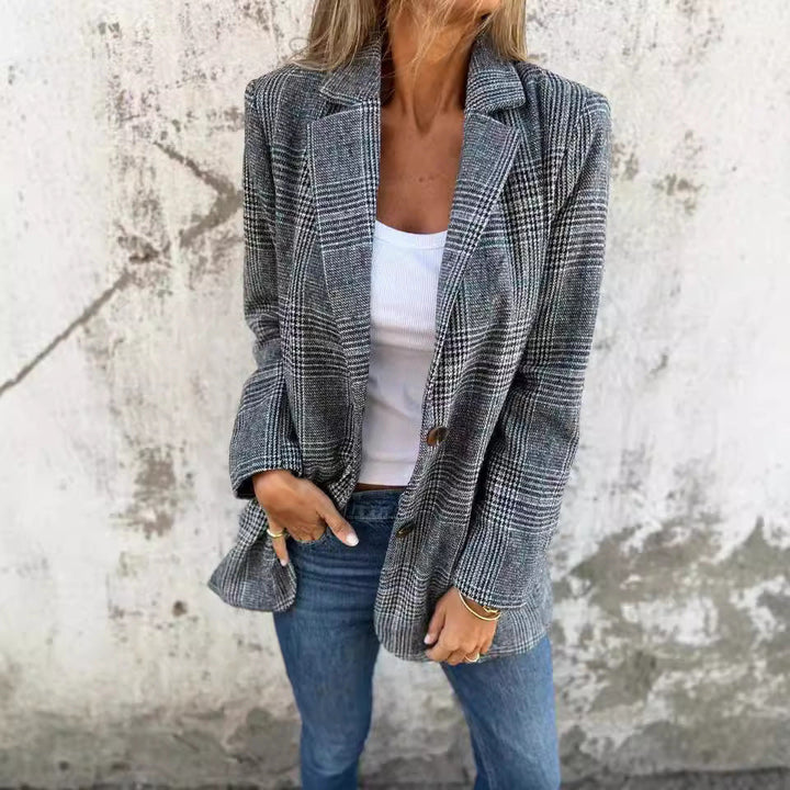 Juliette | Blazer elegant per a dones amb patró clàssic de gallet