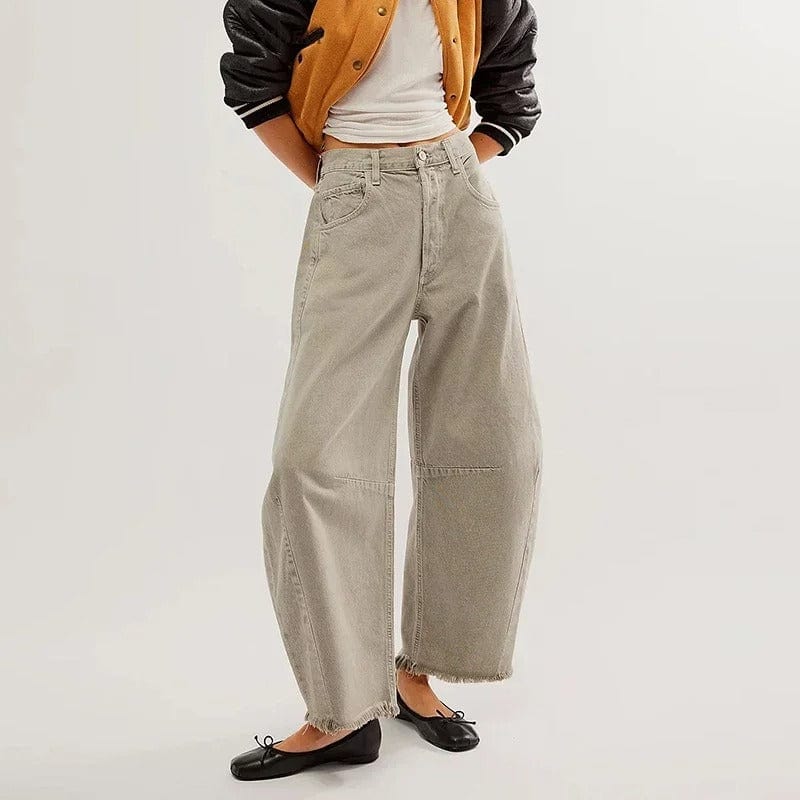 Jeans de Denim Aurablend de Cintura Alta per a una Silueta Ajustada