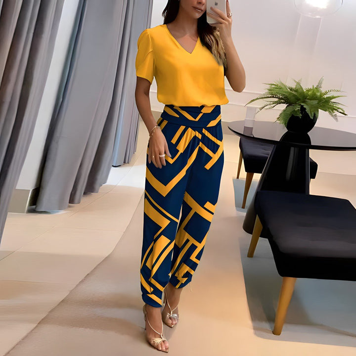 Alexandra | Conjunt modern amb camisa i pantalons