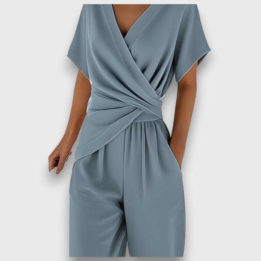 Alina | Jumpsuit d'estiu amb disseny de drap