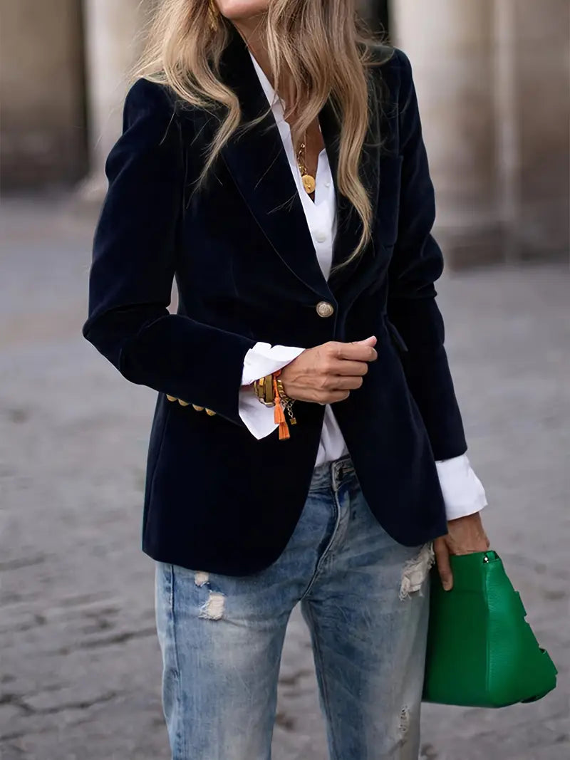 Bella | Blazer de vellut suau i elegant per a dones