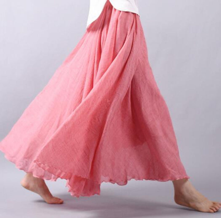 Ellery | Saia llarga de lli amb look d'estiu