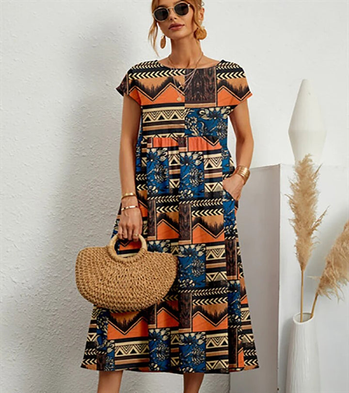 Josephine | Vestit floral de disseny clàssic