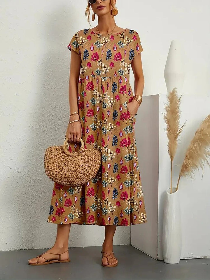 Josephine | Vestit floral de disseny clàssic