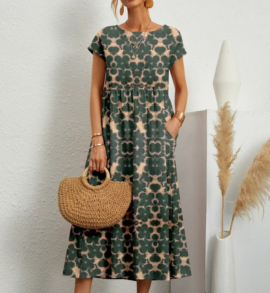 Josephine | Vestit floral de disseny clàssic