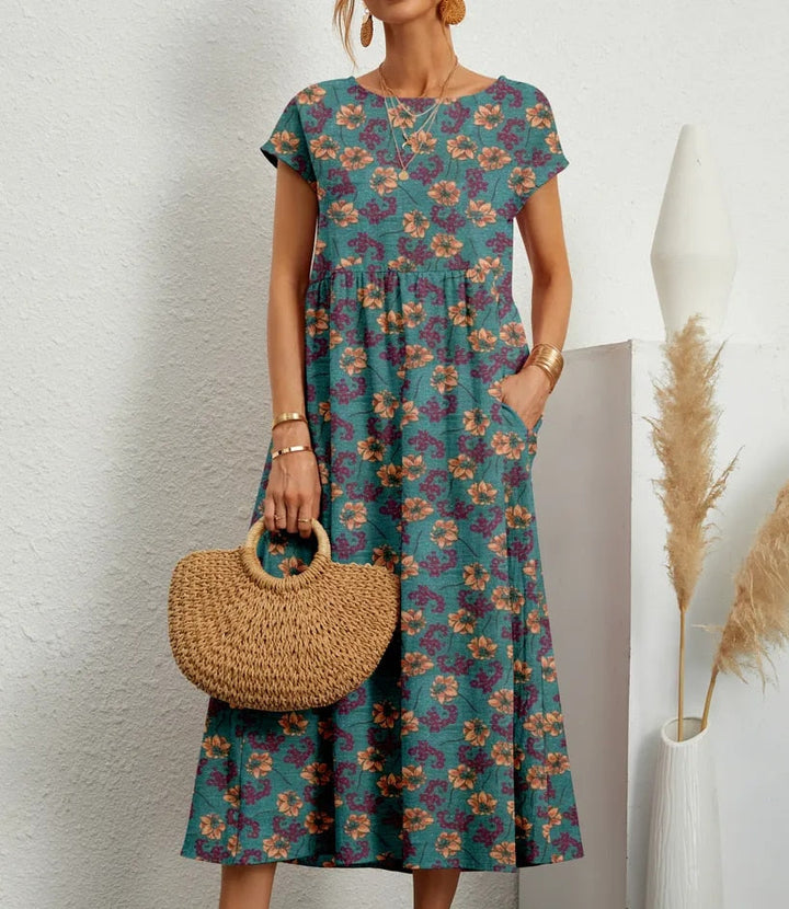 Josephine | Vestit floral de disseny clàssic