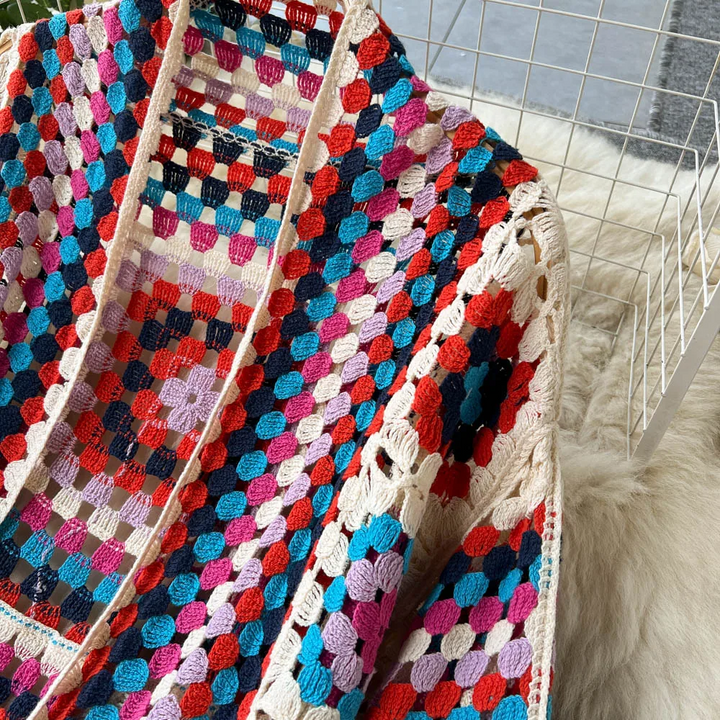 Olivia | Jaqueta de punt de colors per a outfits creatius