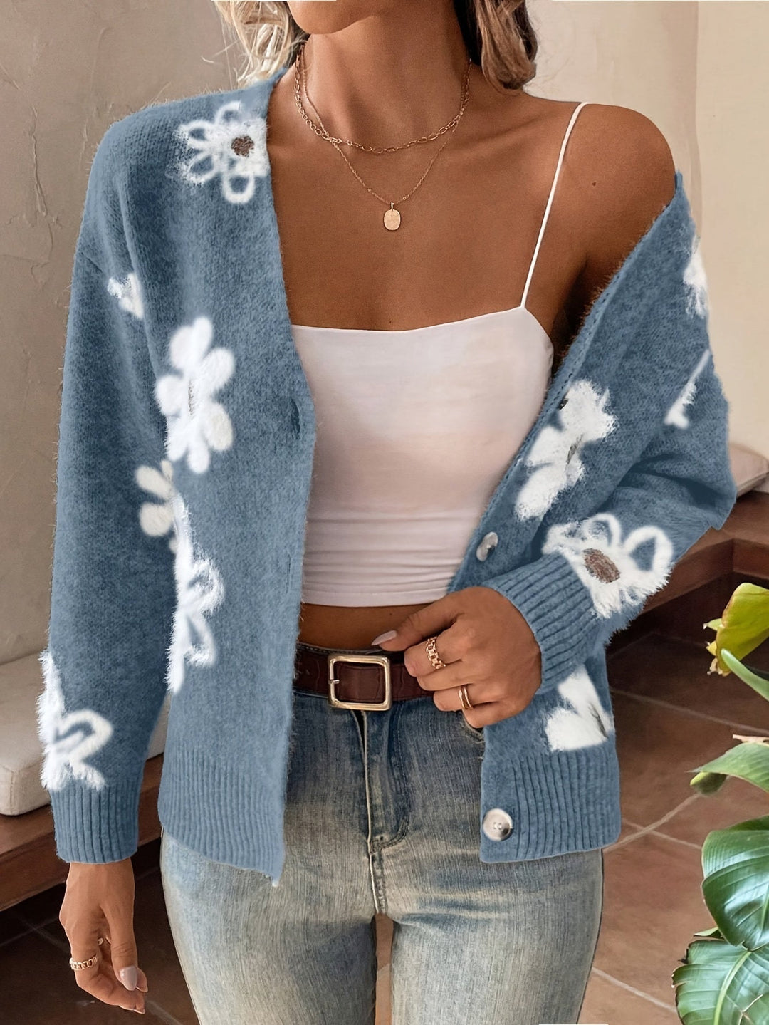 Julia | Cardigan floral per a looks femenins