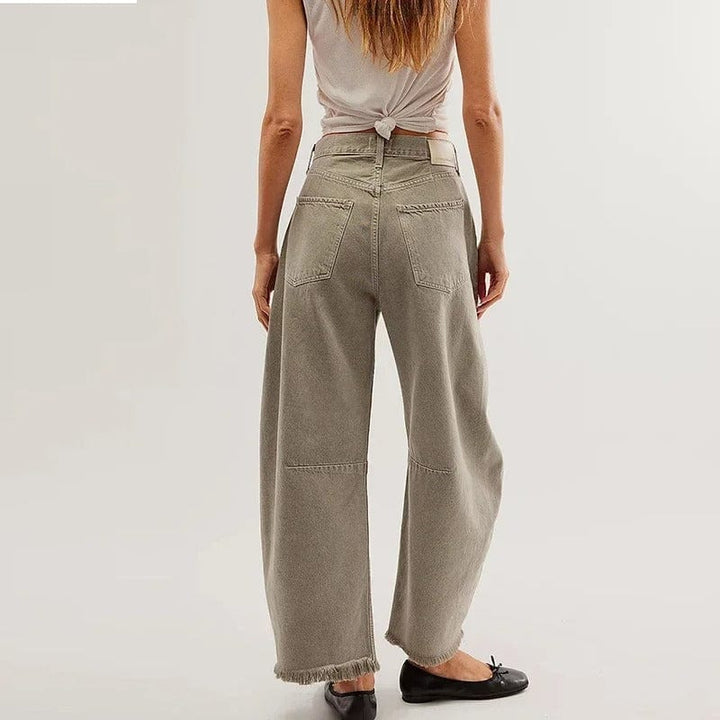 Jeans de Denim Aurablend de Cintura Alta per a una Silueta Ajustada