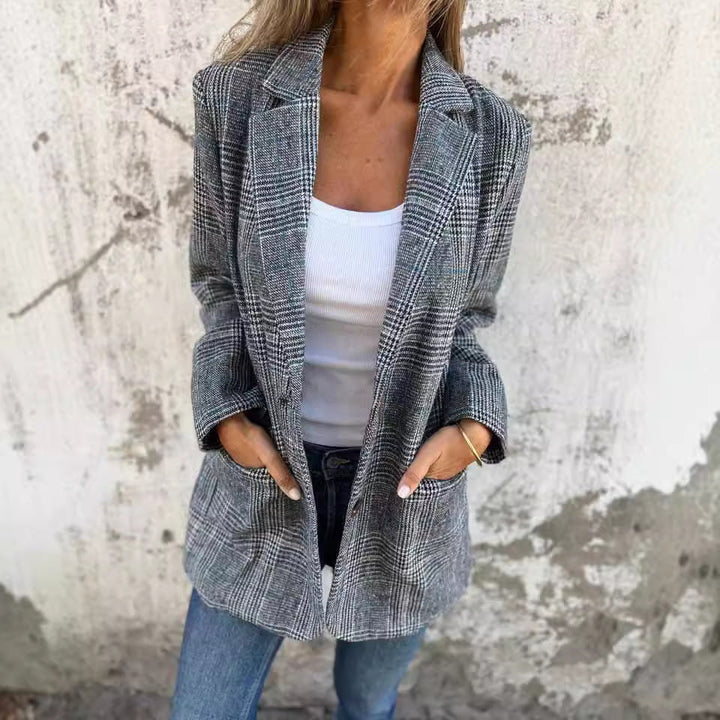 Juliette | Blazer elegant per a dones amb patró clàssic de gallet