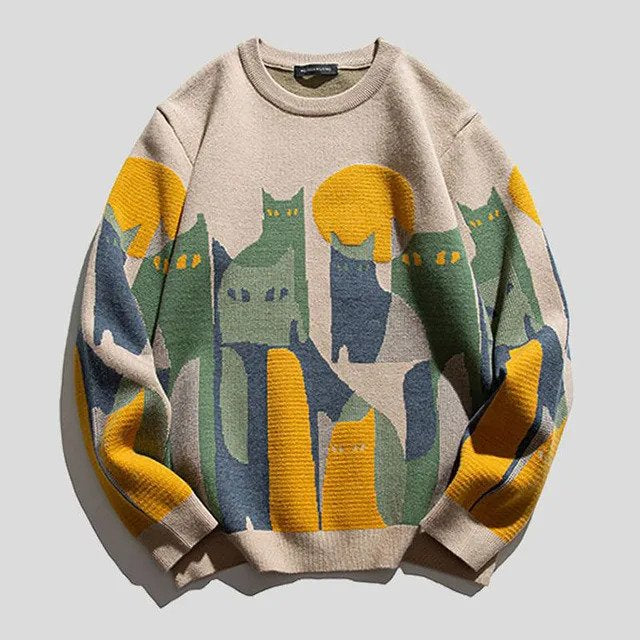 Jersei unisex de gats amb un disseny dolç i còmode
