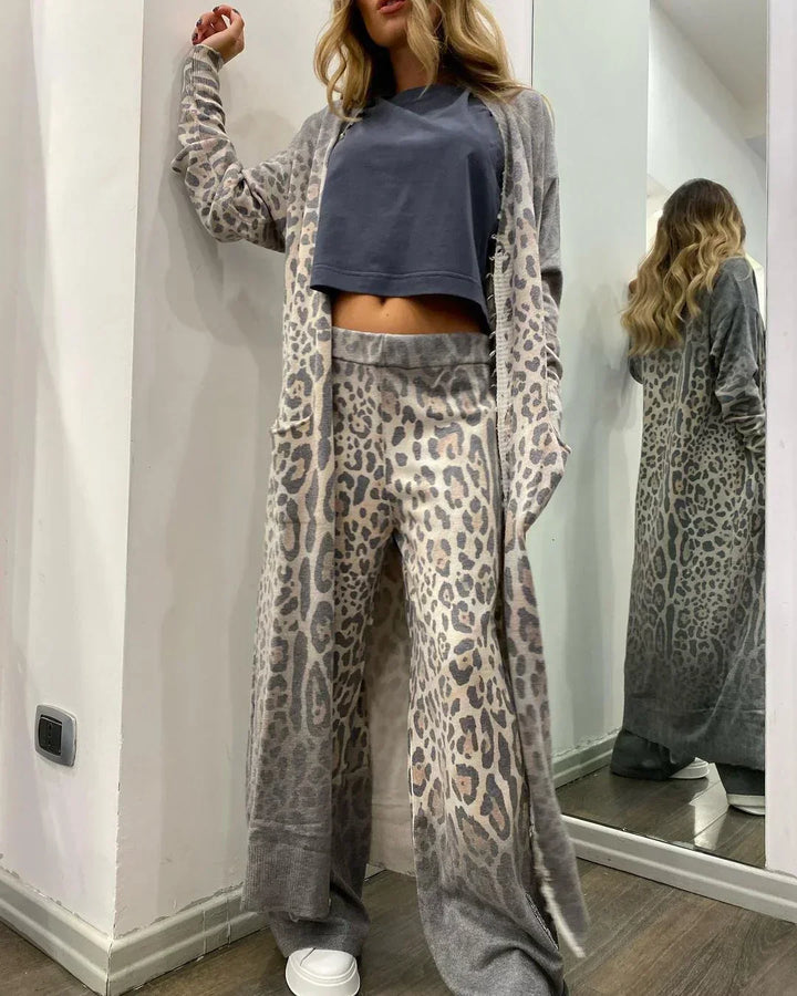 Kylie | Conjunt de dues peces amb estampat de lleopard