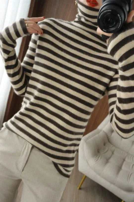HARPER | PULLOVER DE COLL ALTS RATLLAT