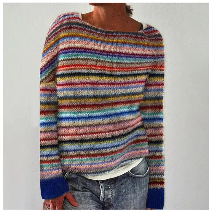 Tanja | Pullover retro per a l'estació daurada de tardor