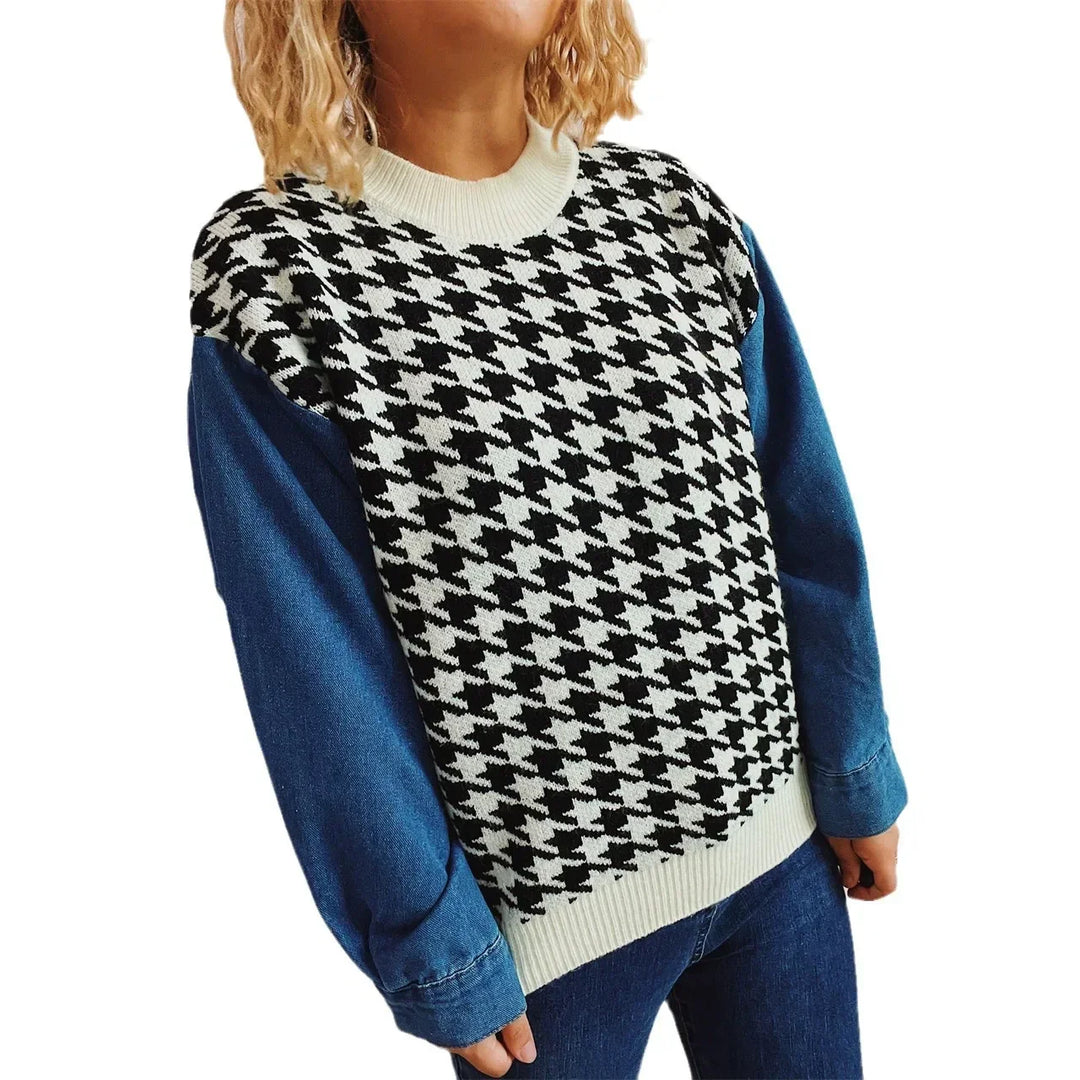 Niki | Pullover de denim amb tallatge clàssic