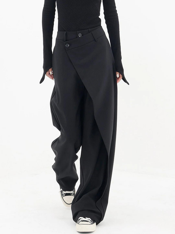 Lena | Pantalons Baggy Asimètrics amb un Look Modern