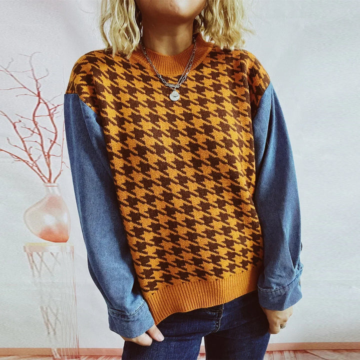 Niki | Pullover de denim amb tallatge clàssic