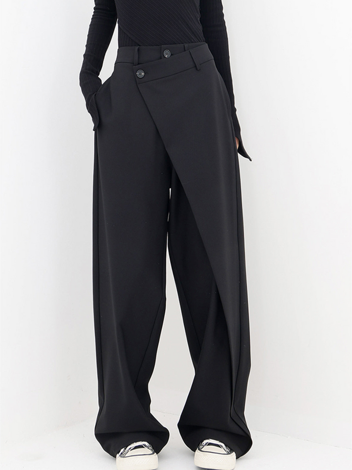 Lena | Pantalons Baggy Asimètrics amb un Look Modern