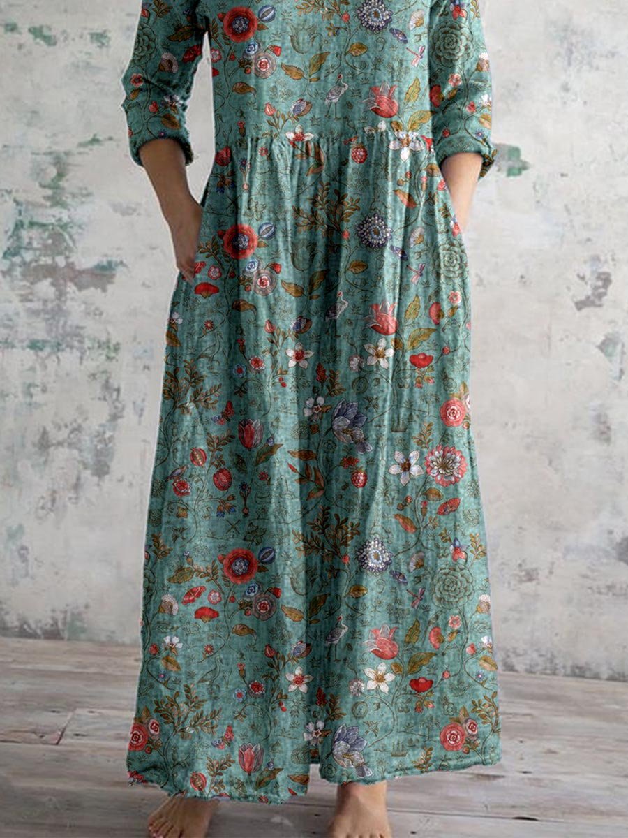 Irmina | Vestit italià amb flair d'estiu
