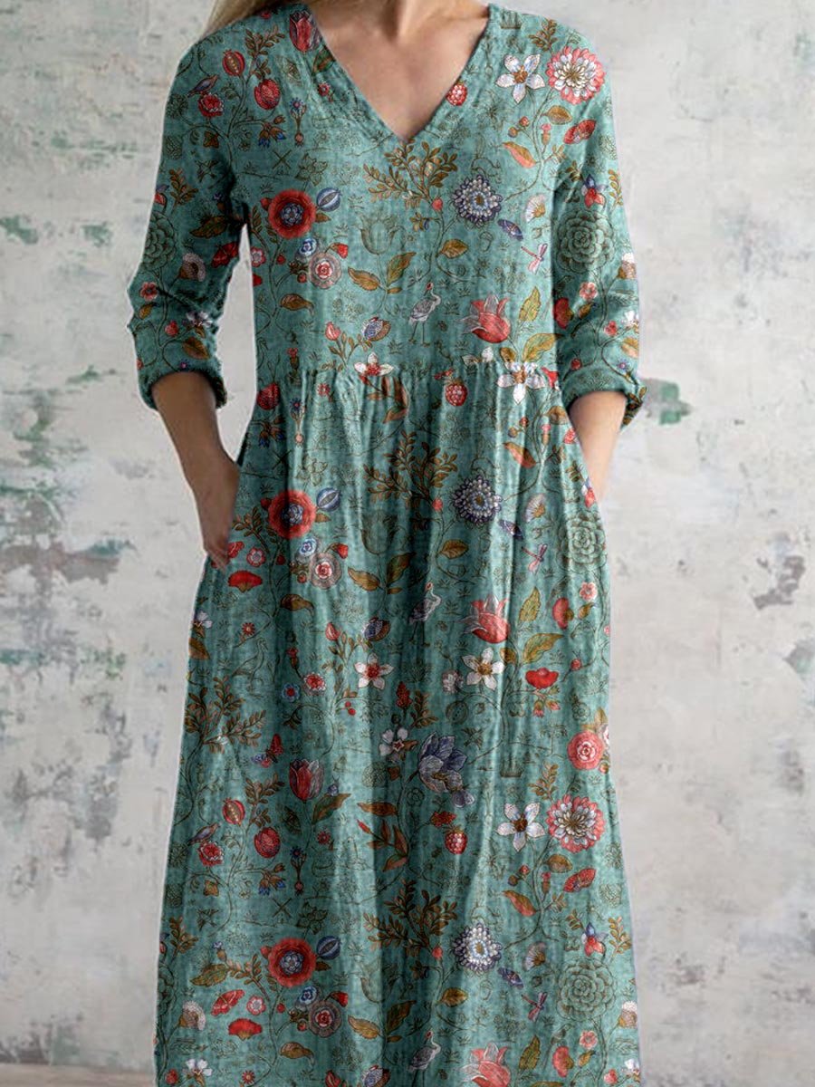 Irmina | Vestit italià amb flair d'estiu