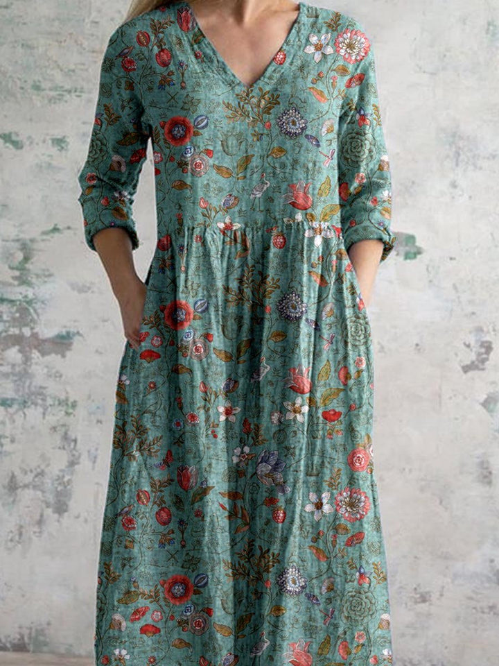 Irmina | Vestit italià amb flair d'estiu