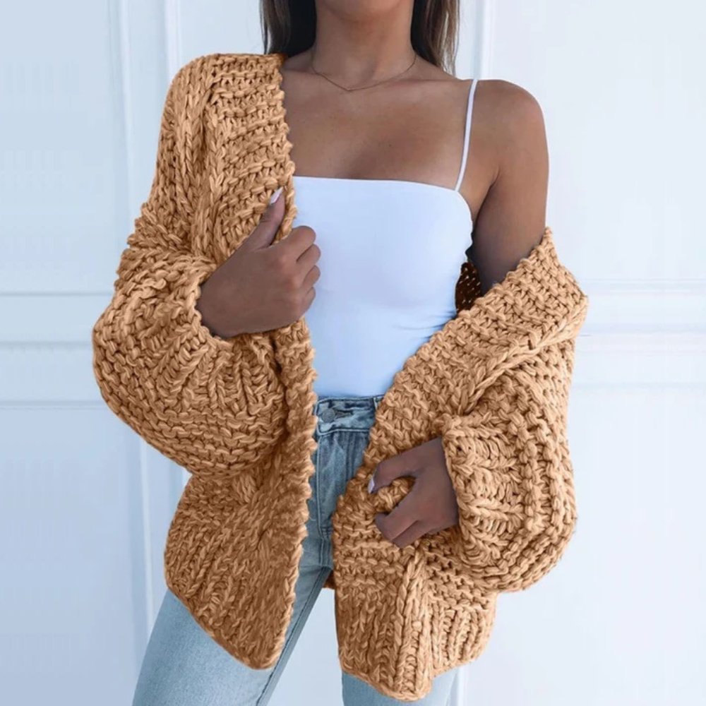 Maren | Armilla Oversize Teixida per a Dies Acollidors