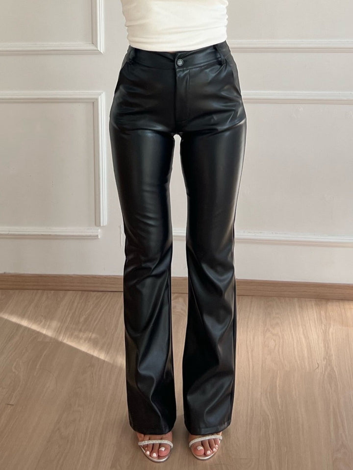 KAYLA | Pantalons de cuir per a dones amb estil per a la tardor