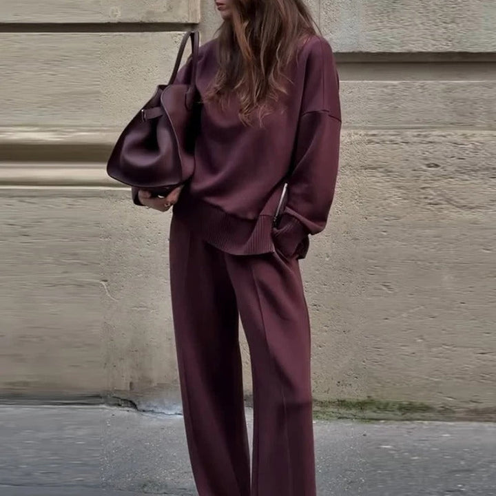 Jessy Strick | Conjunt de jersei i pantalons en aspecte de punt