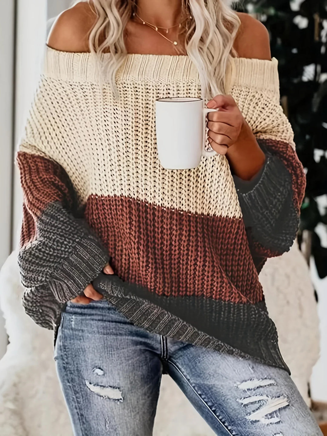 Karyll | Pullover de punt sense espatlles amb estil chic i comoditat sense esforç