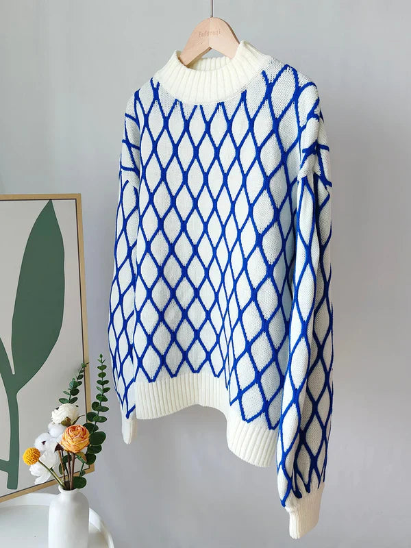 Elsa | Pullover de quadres per a nits d'hivern còmodes