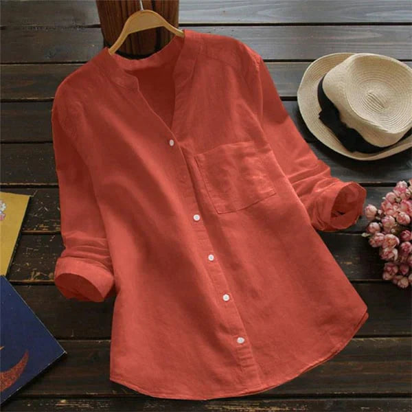 SOPHIA | Camisa casual de lli i cotó