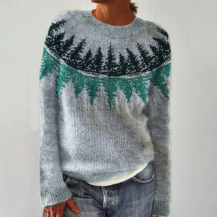 Tanja | Pullover retro per a l'estació daurada de tardor