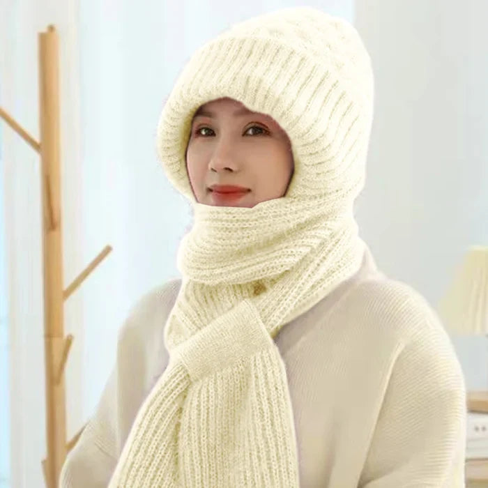 Gorro bufanda amb protecció auditiva integrada i resistent al vent