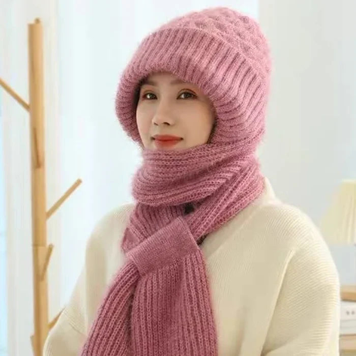 Gorro bufanda amb protecció auditiva integrada i resistent al vent