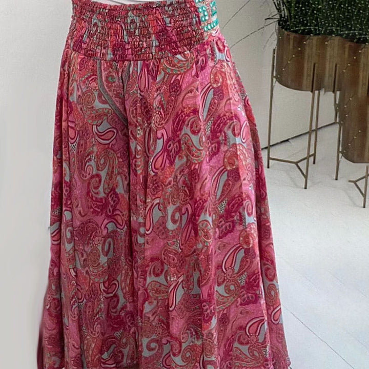Esmée | Pantalons de vestit estilitzats amb impressió ètnica