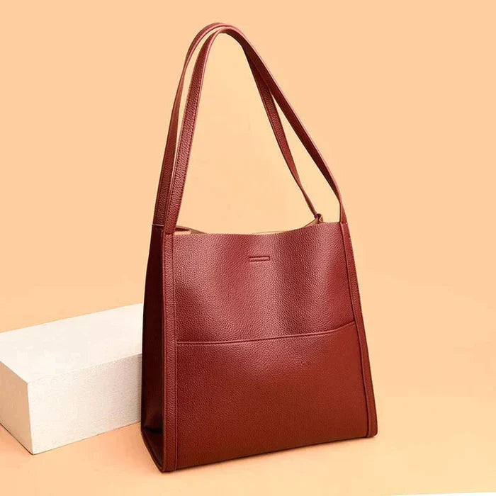Bossa de cuir per a moments quotidians amb estil