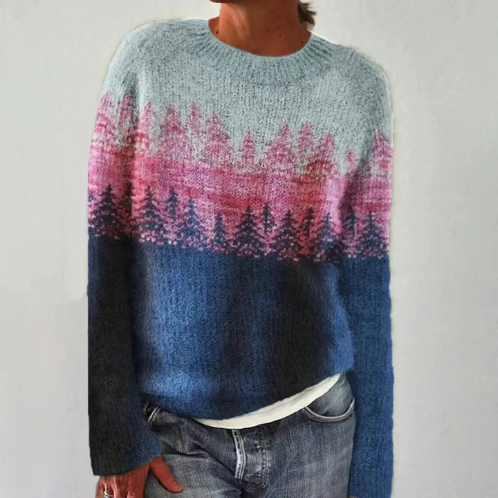 Tanja | Pullover retro per a l'estació daurada de tardor