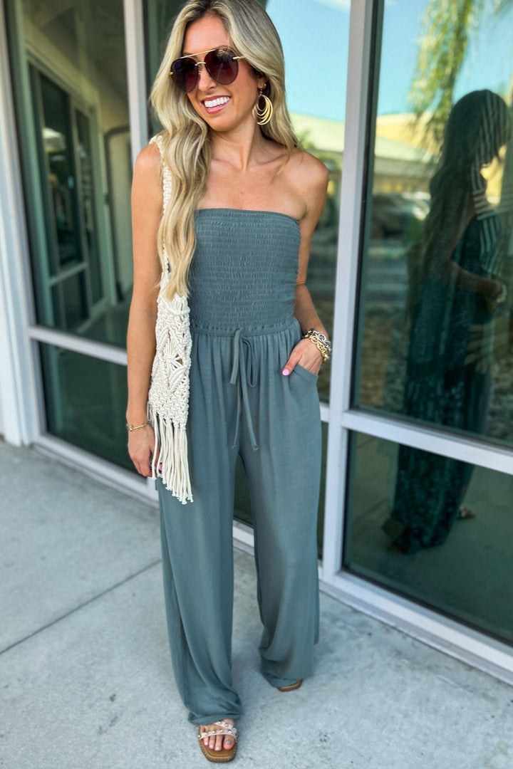 Lobke | Jumpsuit d'estiu sense tirants amb estil