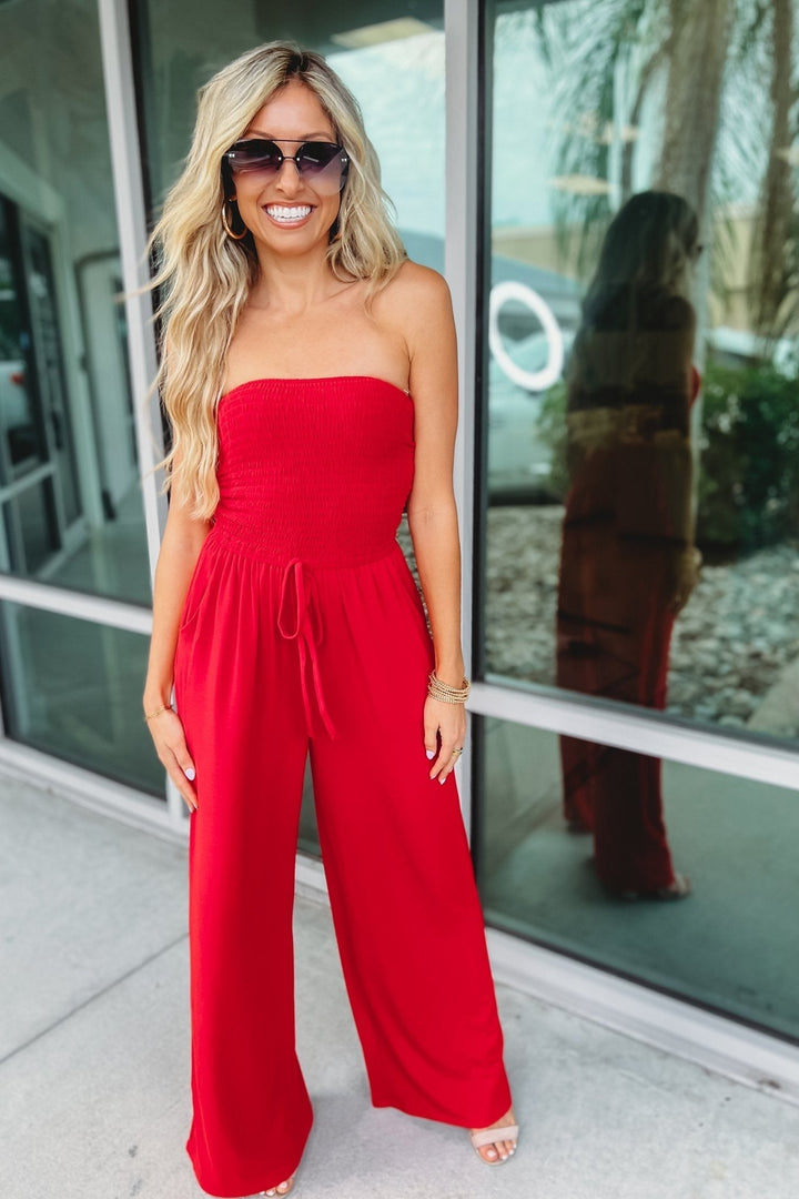 Lobke | Jumpsuit d'estiu sense tirants amb estil