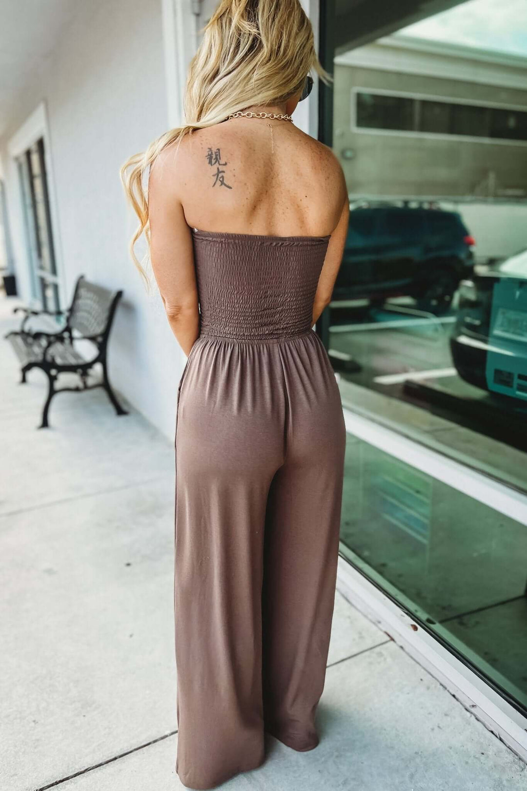 Lobke | Jumpsuit d'estiu sense tirants amb estil