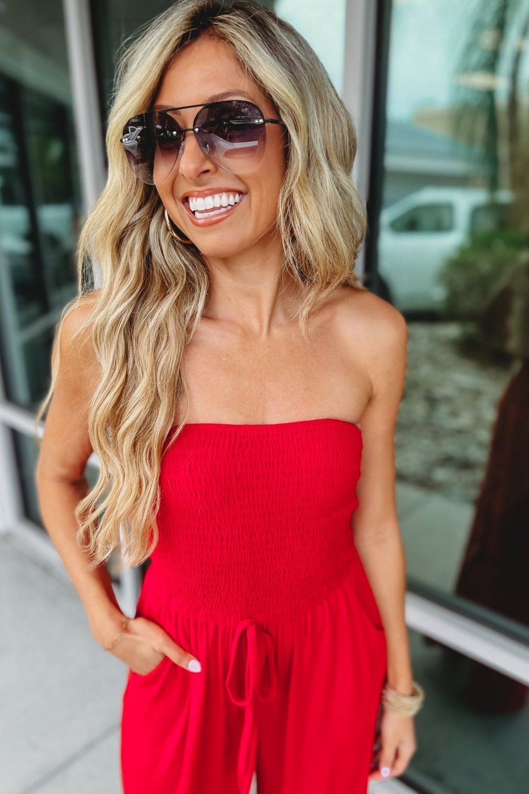 Lobke | Jumpsuit d'estiu sense tirants amb estil