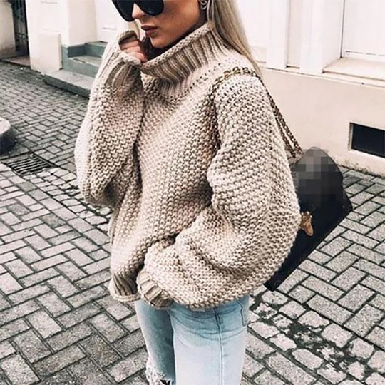 ELODIE | PULLOVER AMB COLL MITJÀ