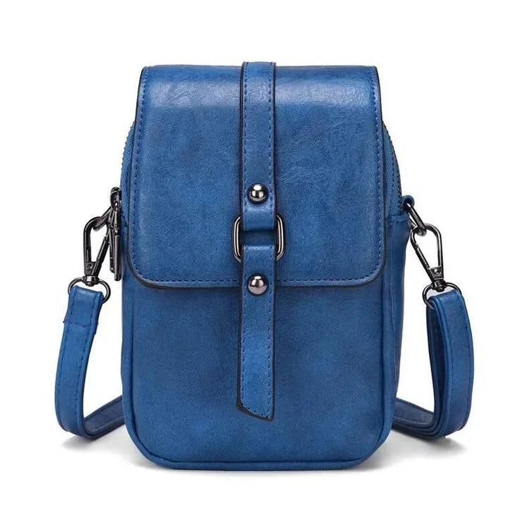 Bossa de mà vintage de cuir suau amb estil