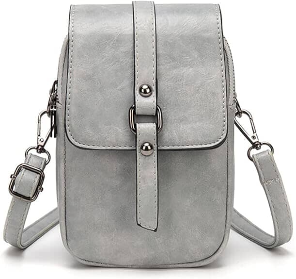 Bossa de mà vintage de cuir suau amb estil