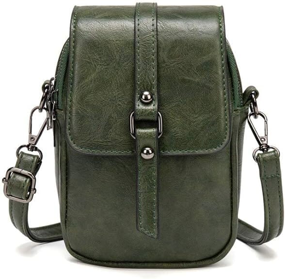 Bossa de mà vintage de cuir suau amb estil